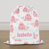 Pink Whale PE Bag