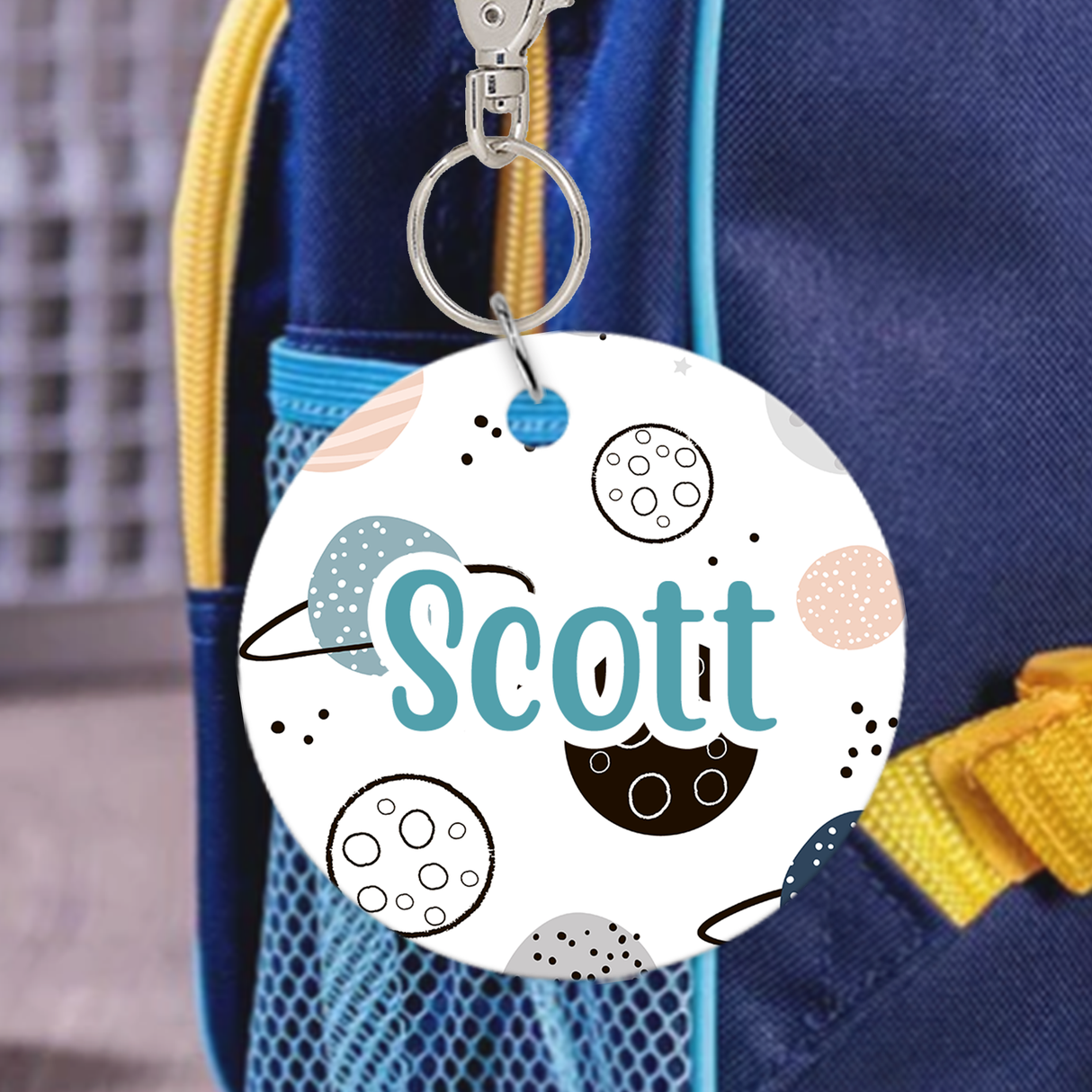 Planet Explorer Bag Tag