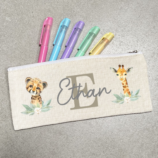 Safari Animals Pencil Case