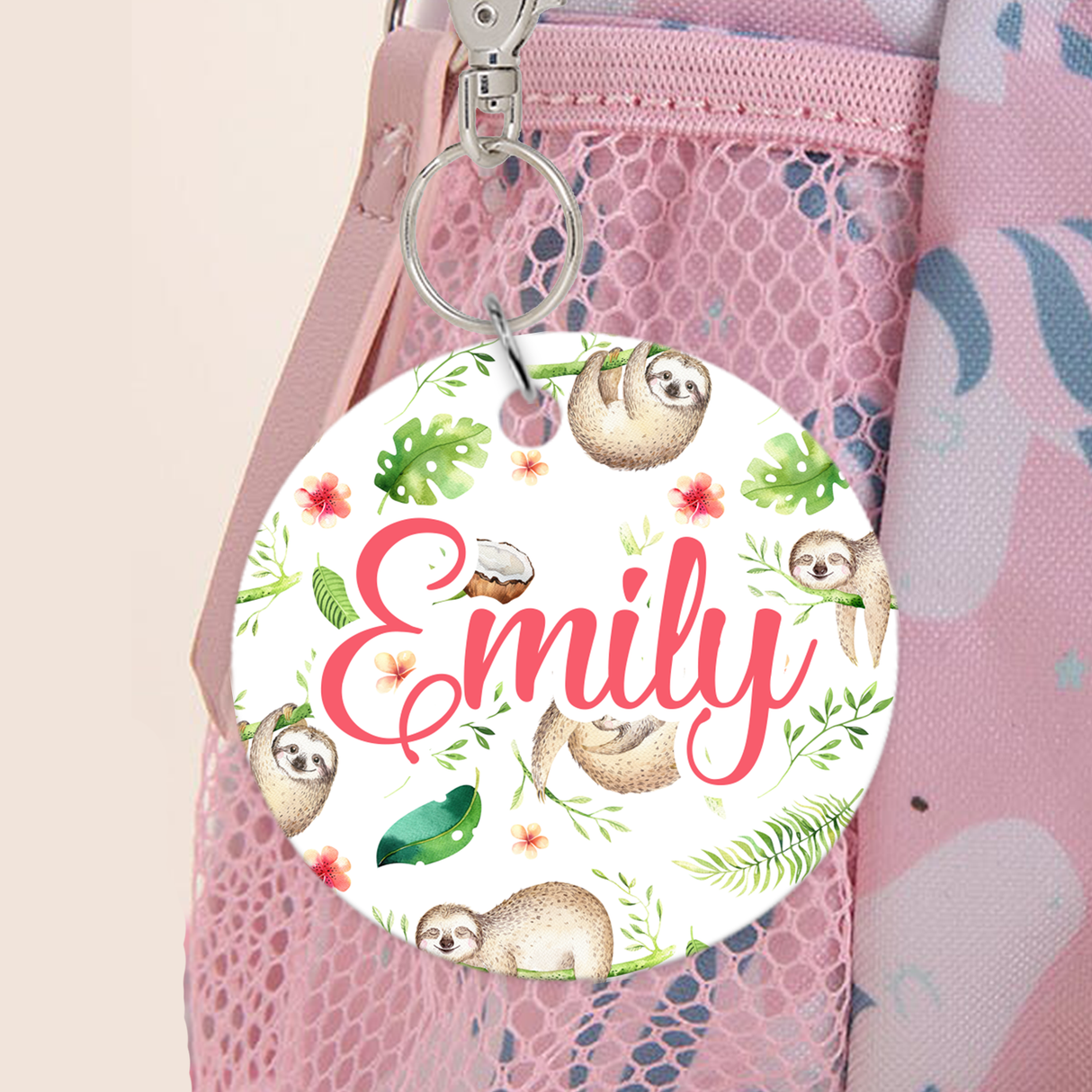 Sleepy Sloth Bag Tag