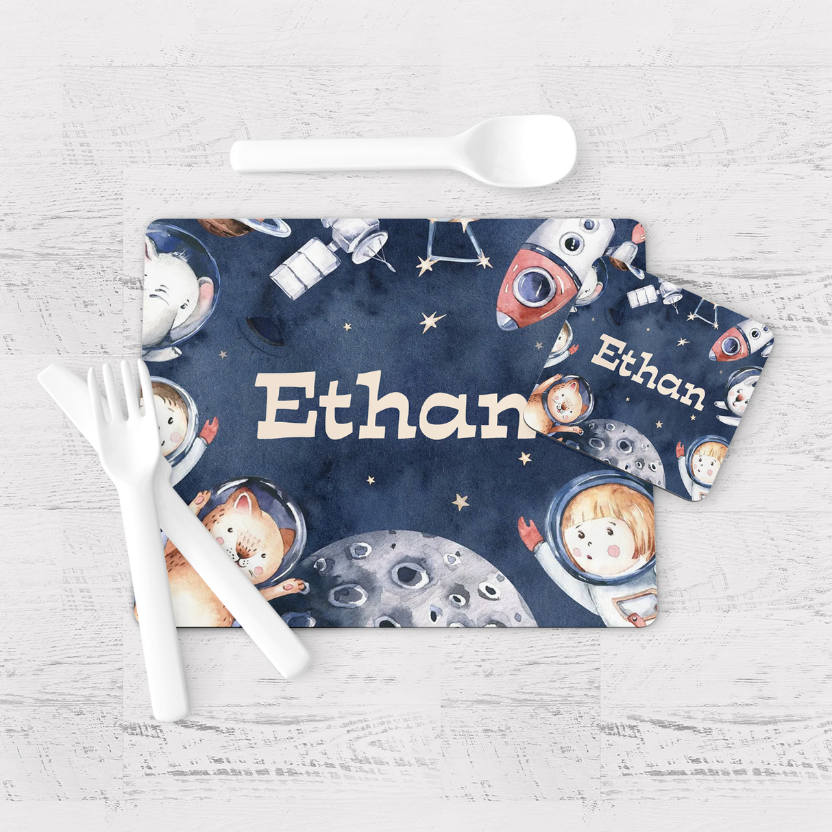 Space Placemat & Coaster