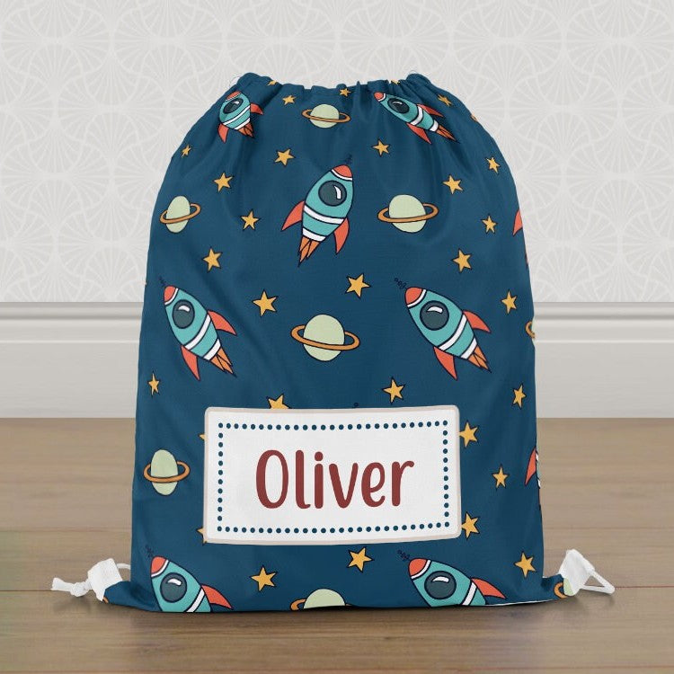 Space Rocket PE Bag