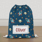 Space Rocket PE Bag