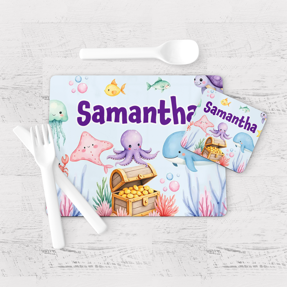 Under The Sea Placemat & Coaster