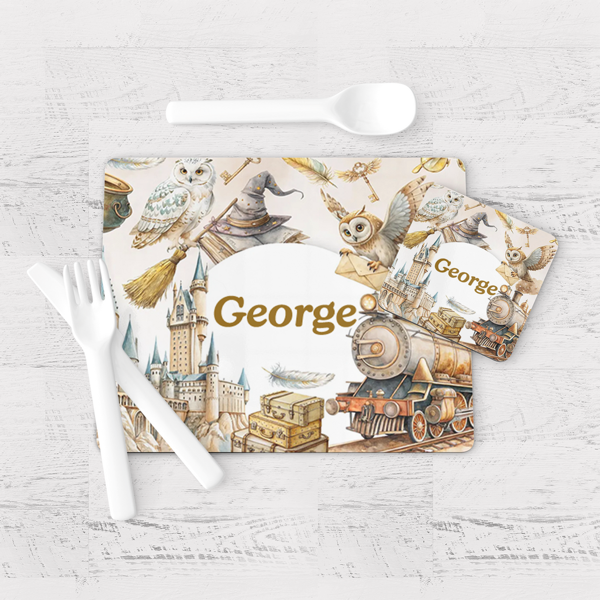 Wizard School Placemat & Coaster