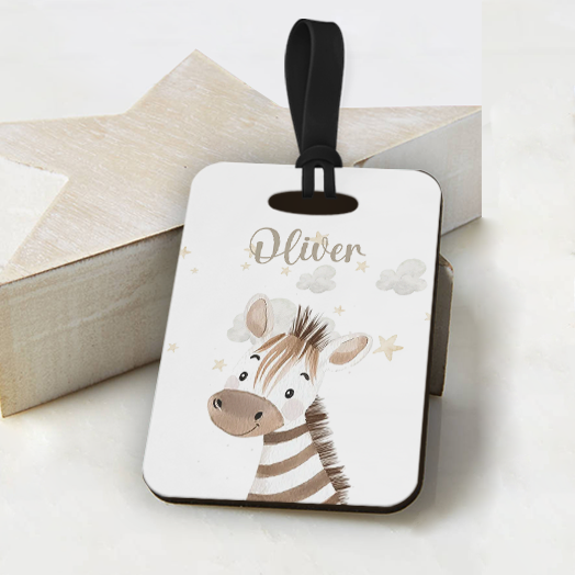 Baby Zebra Luggage Tag